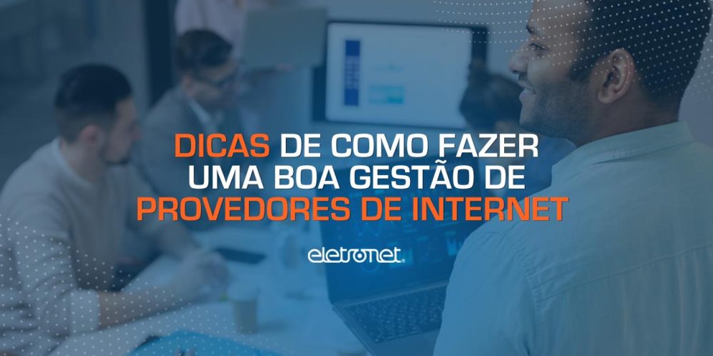 Uma imagem ilustrando a gestão de provedores de internet.